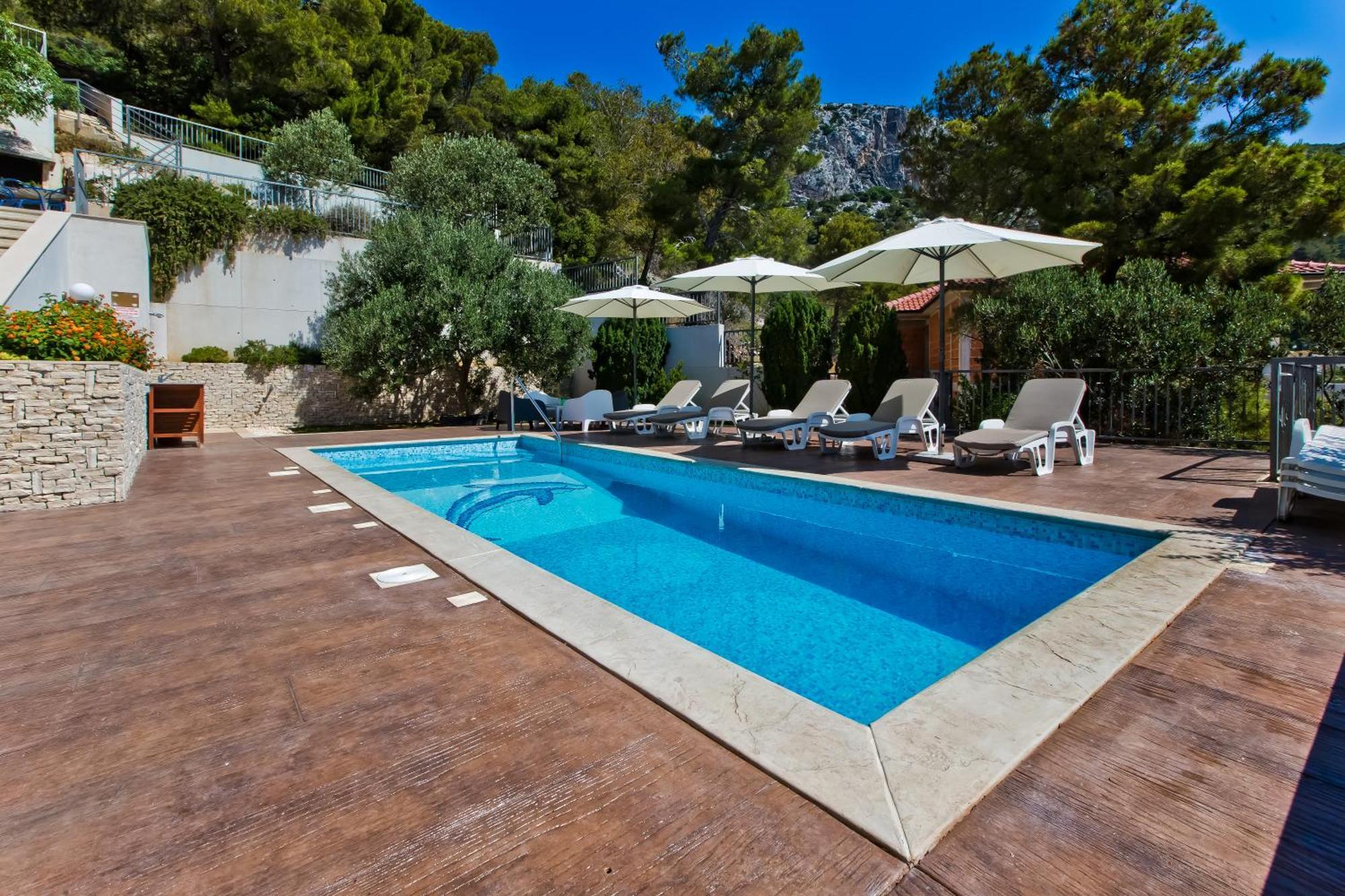 Luxurious Apartments Maslina With Beach Milna  Bagian luar foto