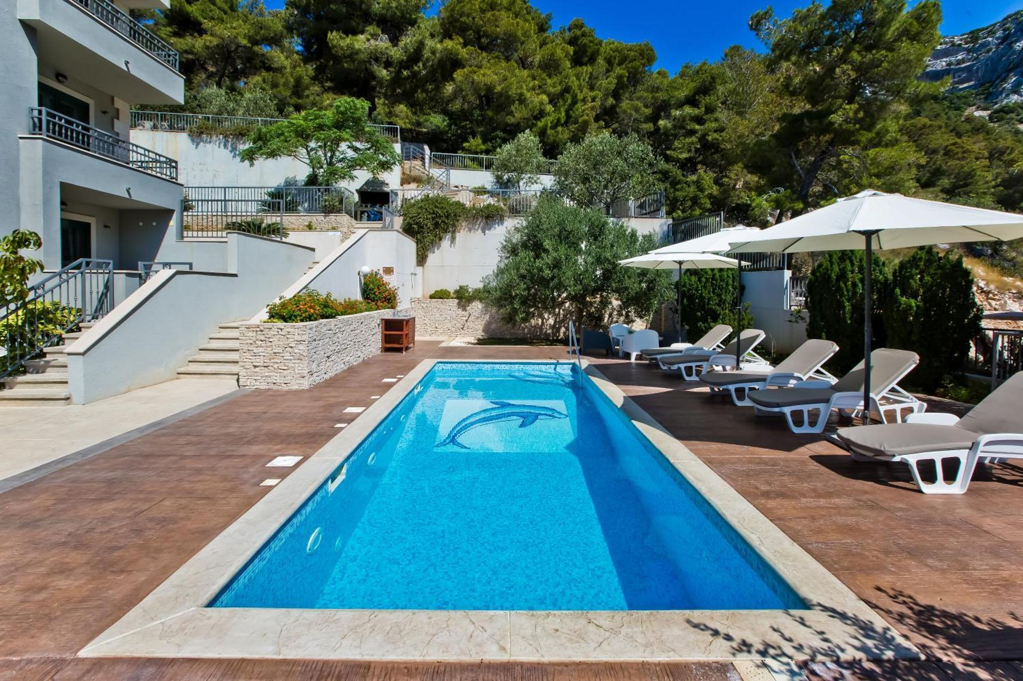 Luxurious Apartments Maslina With Beach Milna  Bagian luar foto